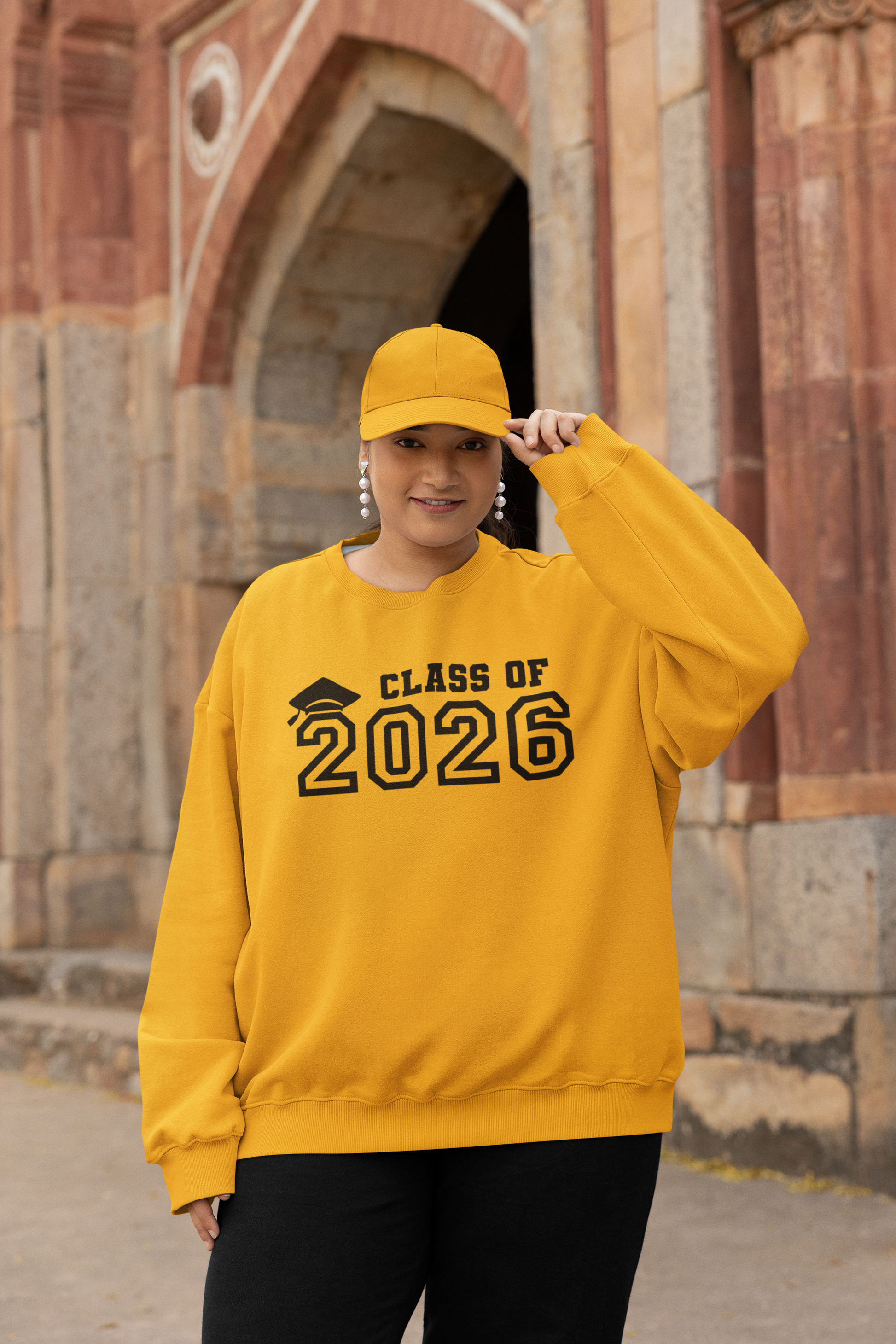 Class of 2026 Sweatshirt, Black Design image 0