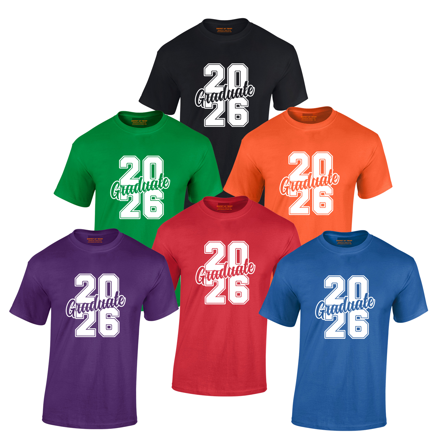 20Graduate26 White Design Graduation Tshirt image 6