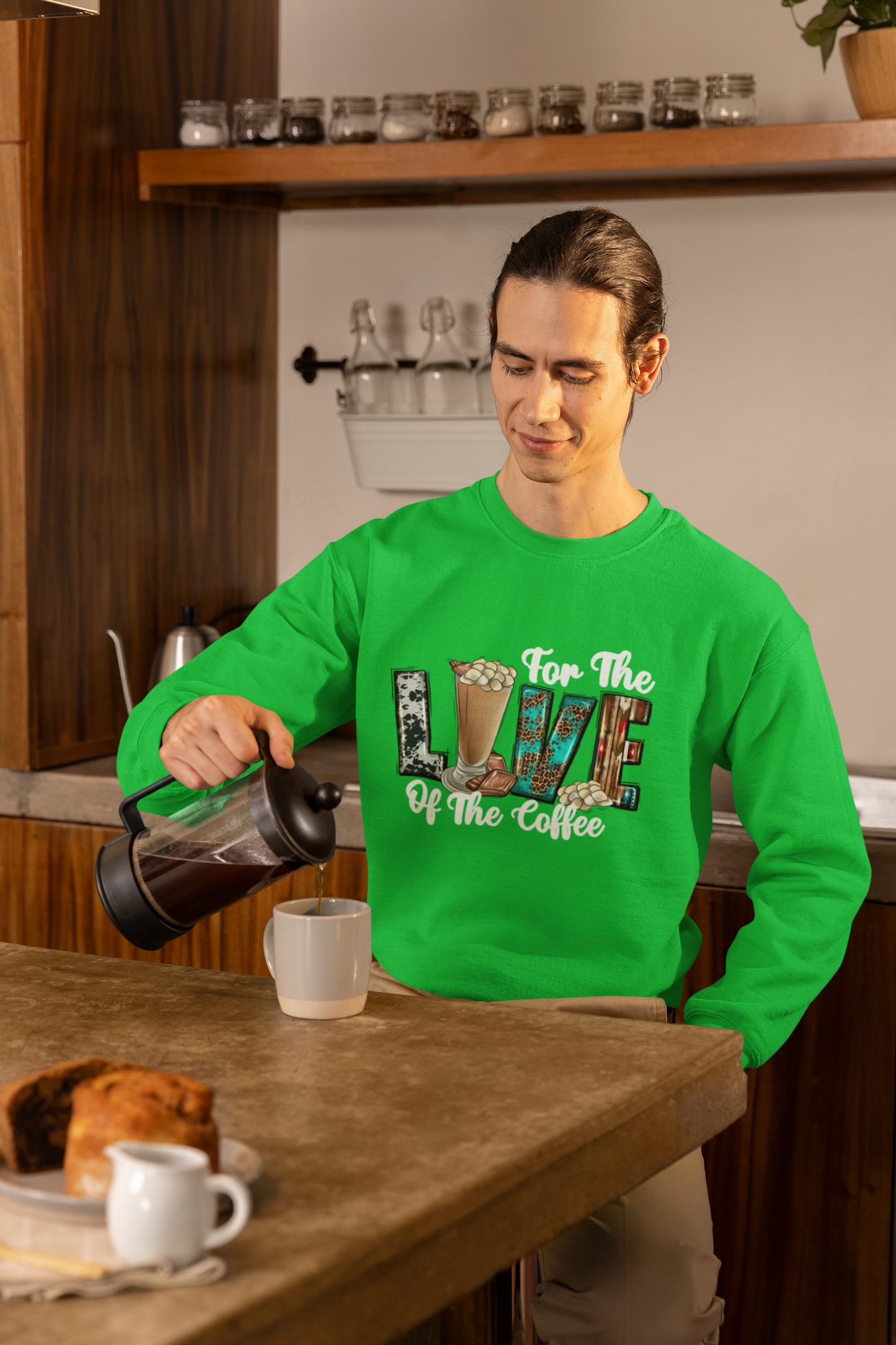 I Love Coffee Sweatshirt image 3