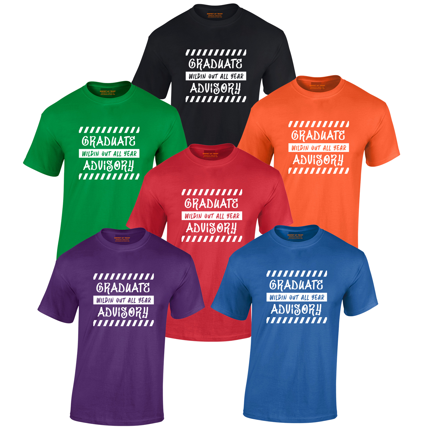 Graduate Advisory Wildin Out White Design Tshirt image 6