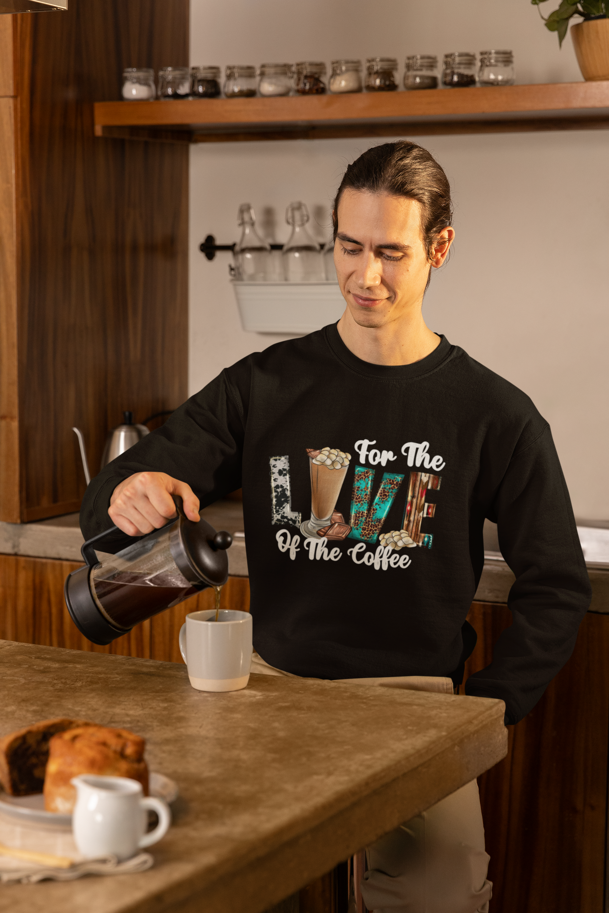 I Love Coffee Sweatshirt image 2
