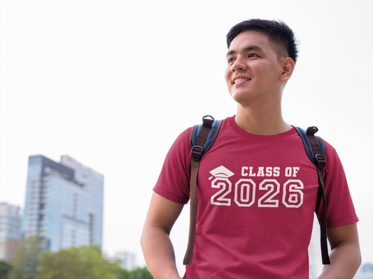 Class of 2026 White Design Tshirt image 0