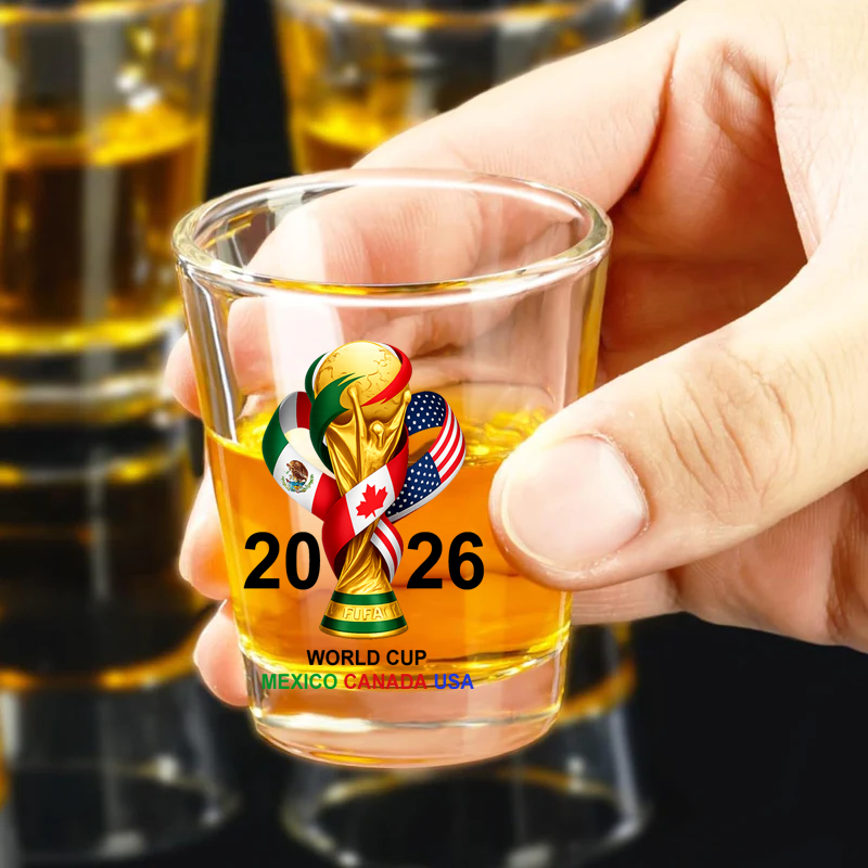 2026 World Cup Shot Glass – Mexico, Canada & USA