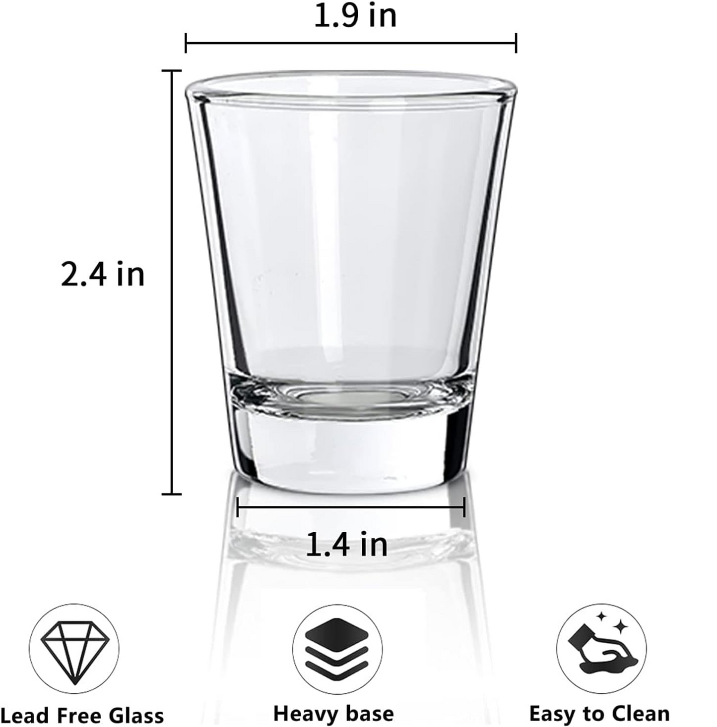 Gemini Zodiac Shot Glass | One Shot. Two Personalities.